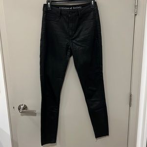 Articles of Society Waxed Denim Skinny Jean